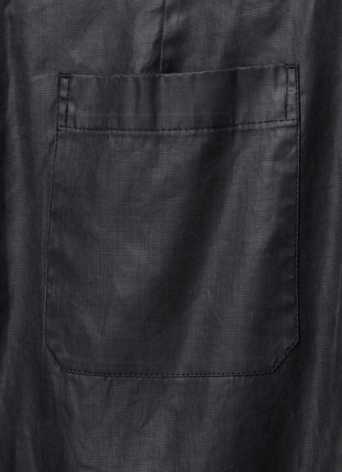 Our Legacy Straight fit pantalon met steekzakken - detail 3 zwart