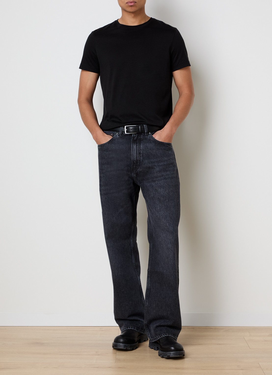 Our Legacy Third Cut straight leg jeans met gekleurde wassing - voorkant 3 indigo