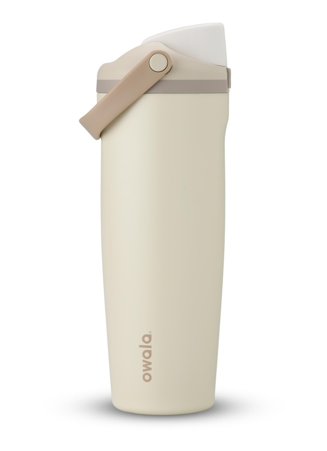 Owala FreeSip Sway waterfles 89 cl - voorkant lichtgeel