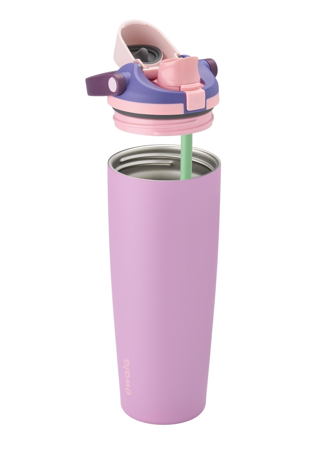 Owala FreeSip Sway waterfles 89 cl - voorkant 2 roze