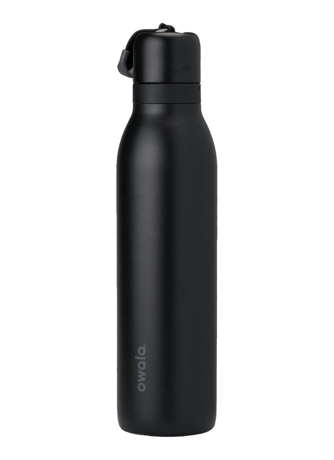 Owala FreeSip Twist waterfles 53 cl - voorkant zwart