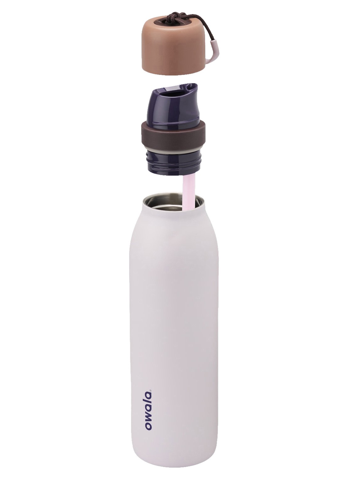 Owala FreeSip Twist waterfles 53 cl - voorkant 2 lila