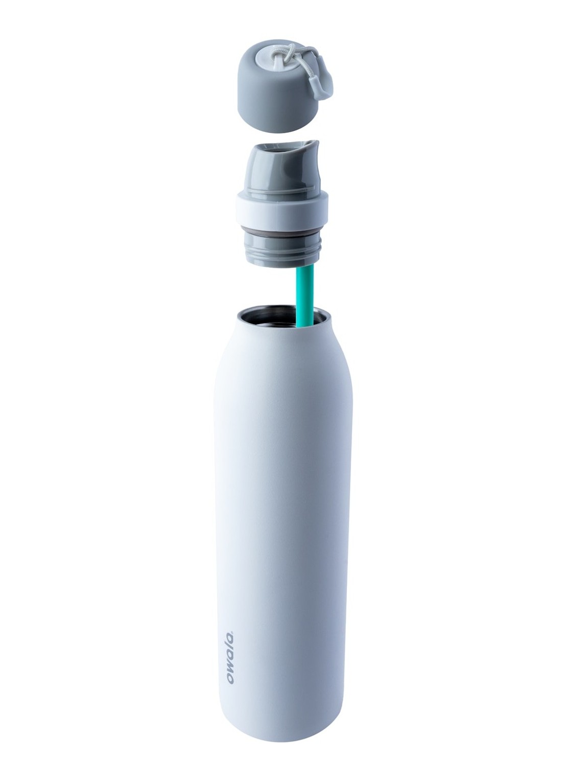Owala FreeSip Twist waterfles 71 cl - voorkant 2 wit