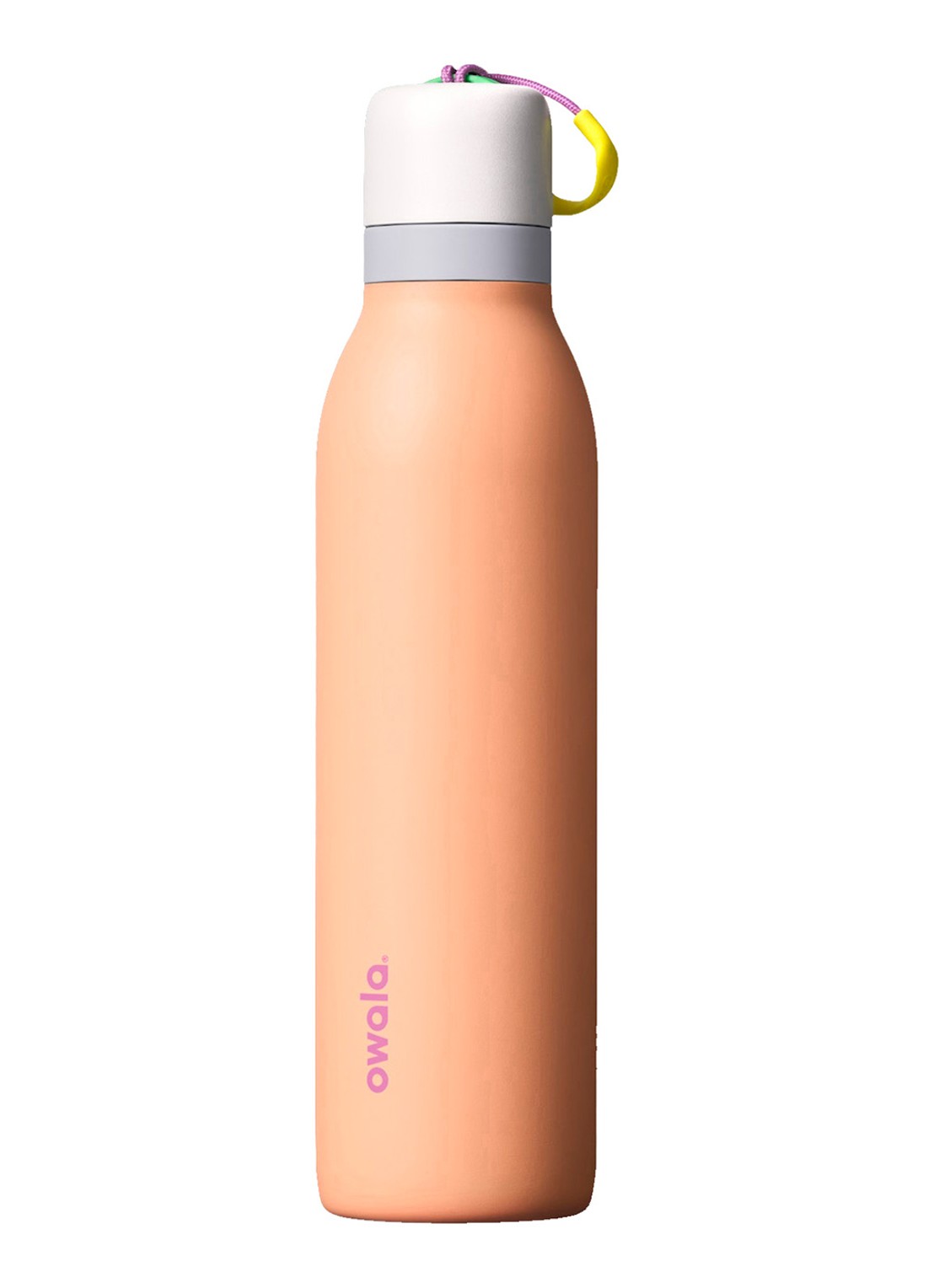 Owala FreeSip Twist waterfles 71 cl - voorkant perzikroze