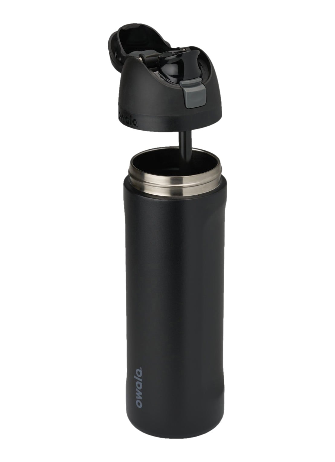 Owala FreeSip waterfles 71 cl - voorkant 2 zwart