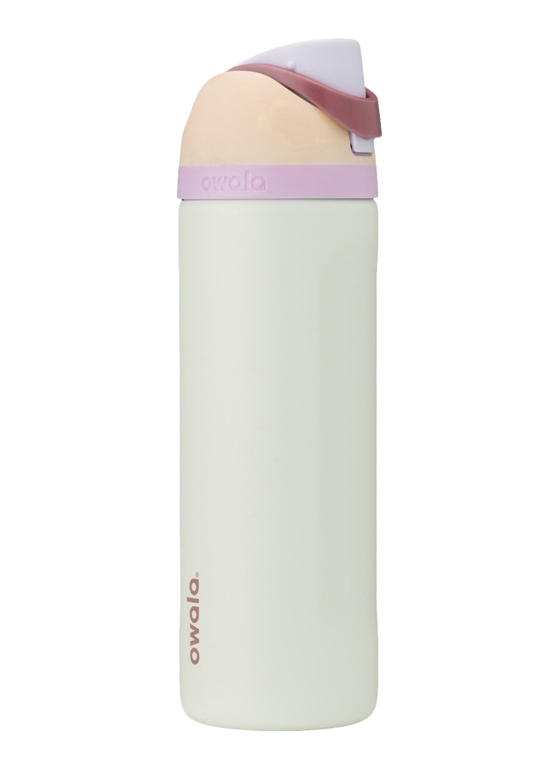 Owala FreeSip waterfles 71 cl - voorkant gebroken wit