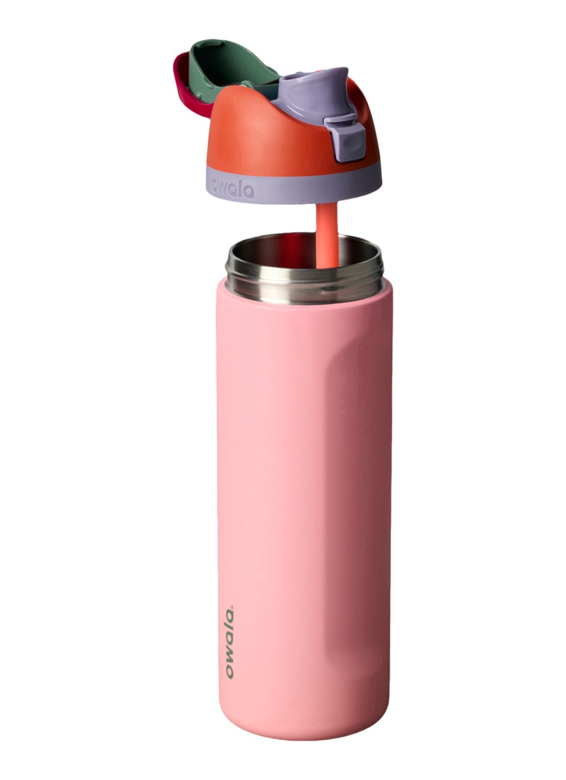 Owala FreeSip waterfles 71 cl - voorkant roze
