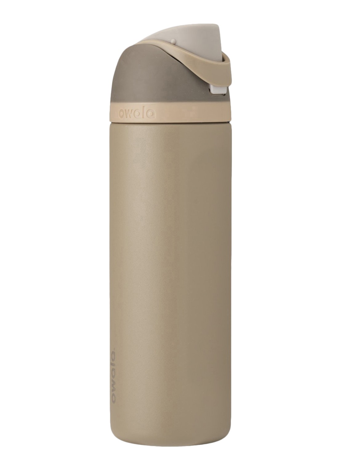 Owala FreeSip waterfles 71 cl - voorkant beige