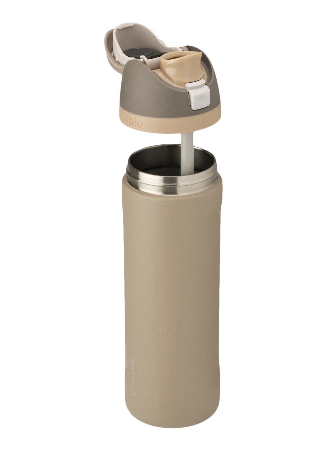 Owala FreeSip waterfles 71 cl - voorkant 2 beige