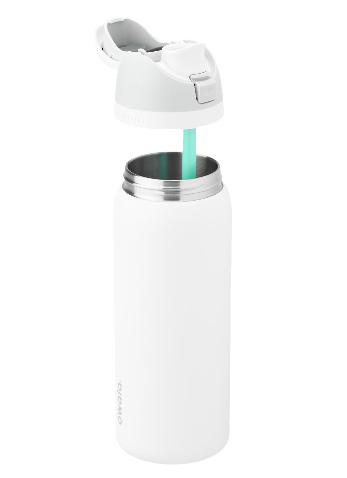 Owala FreeSip waterfles 94,5 cl - voorkant 2 wit