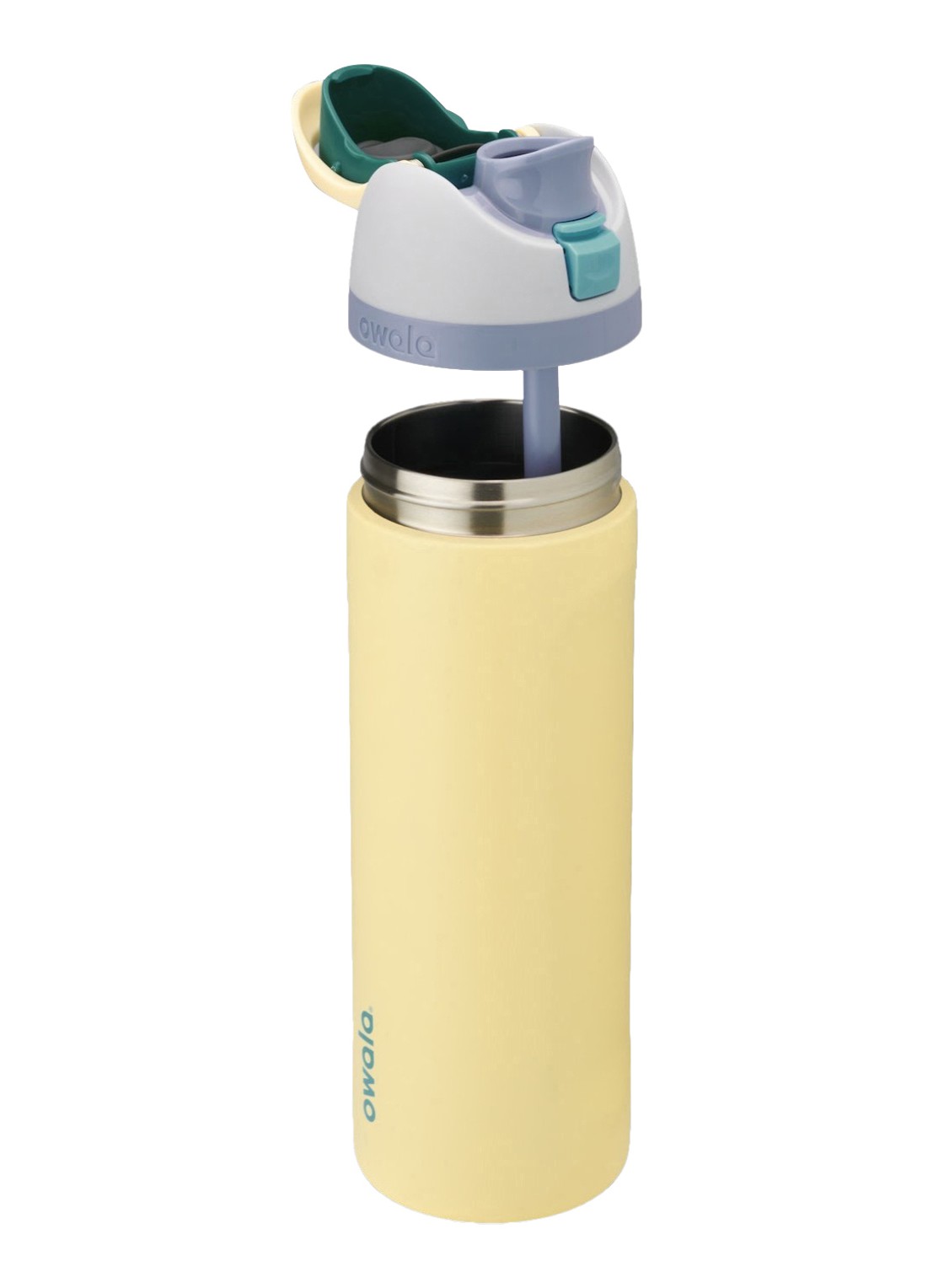 Owala FreeSip waterfles 94,5 cl - voorkant 2 geel