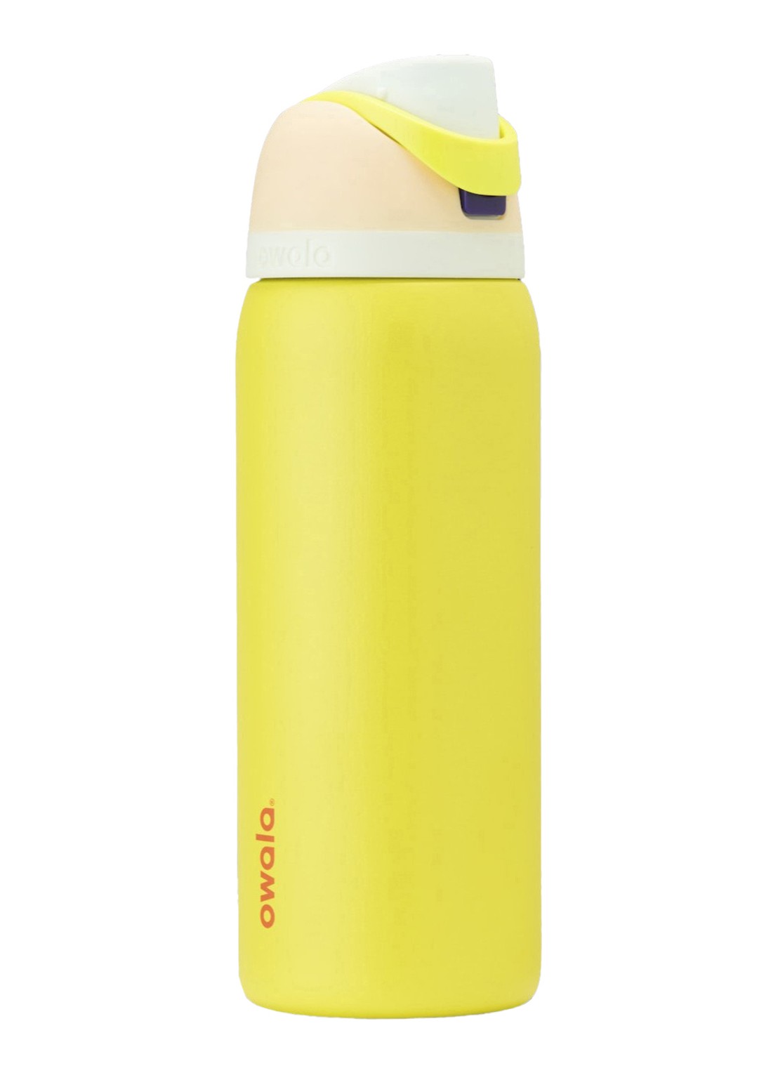Owala FreeSip waterfles 94,5 cl - voorkant citroengeel