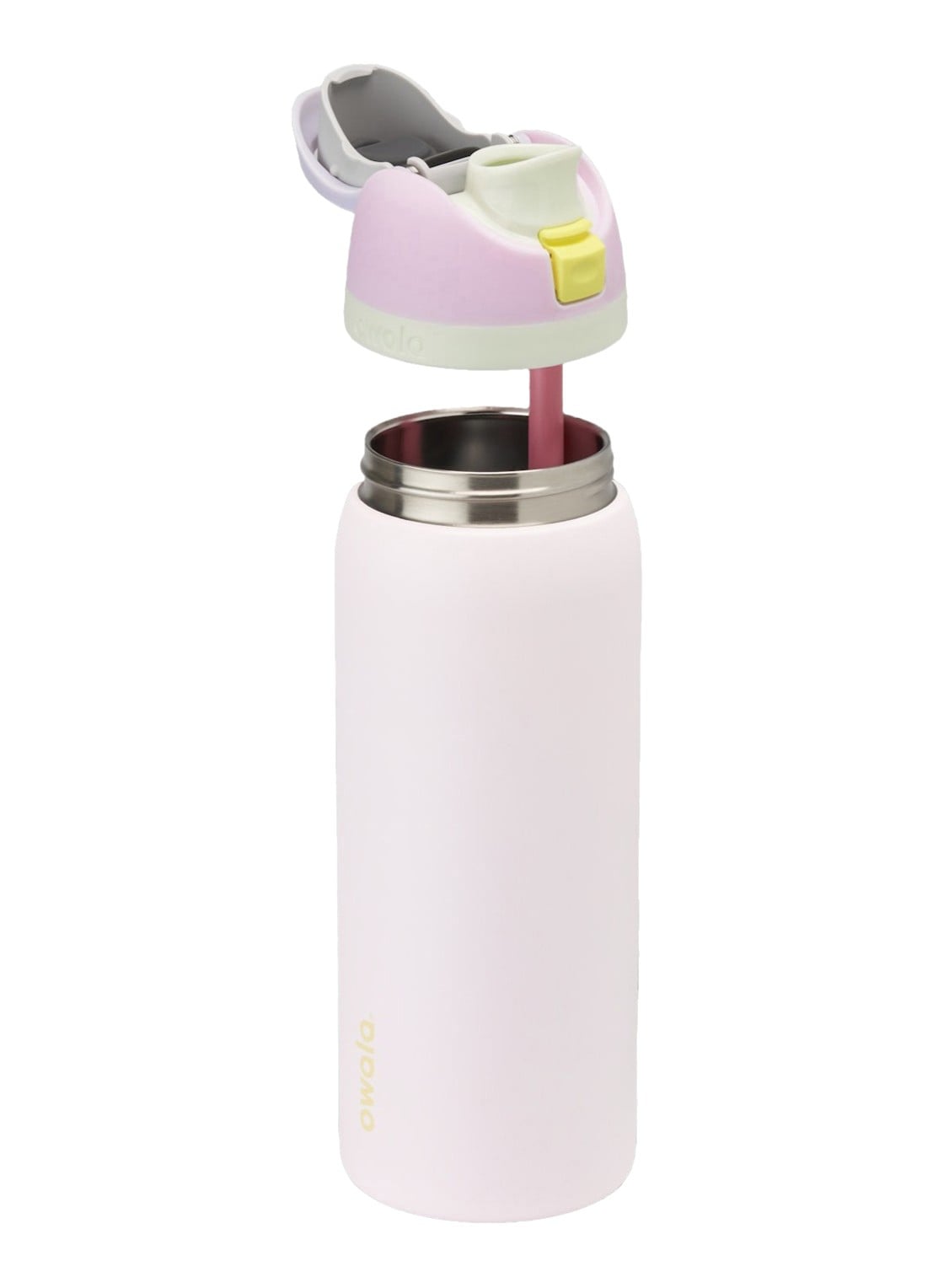 Owala FreeSip waterfles 94,5 cl - voorkant 2 lichtroze