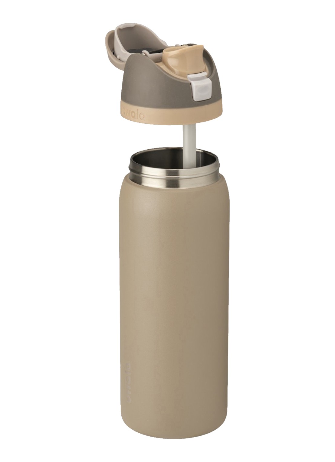 Owala FreeSip waterfles 94,5 cl - voorkant 2 beige