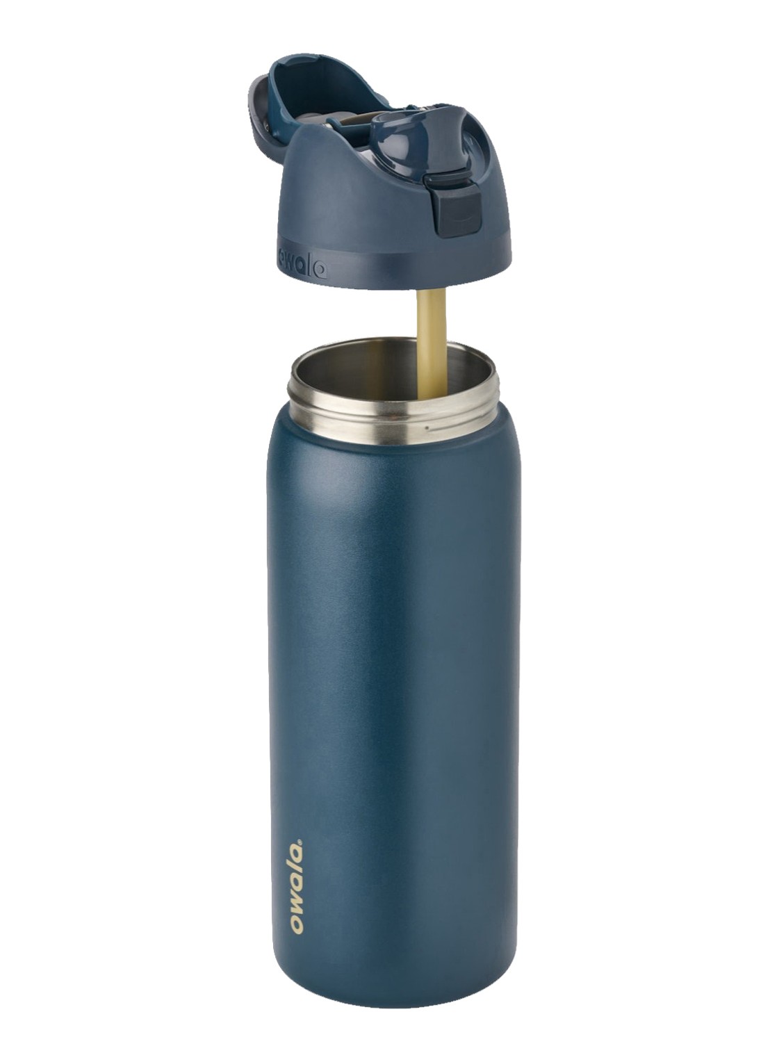 Owala FreeSip waterfles 94,5 cl - voorkant 2 petrol