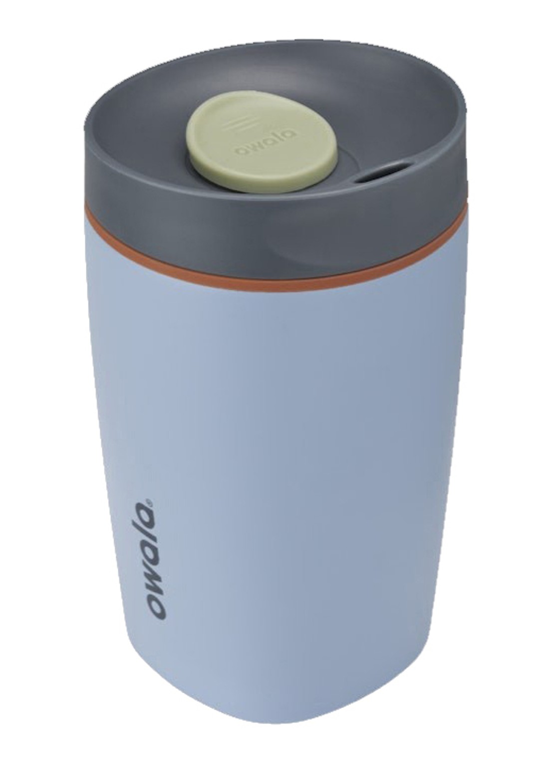 Owala SmoothSip Slider thermosbeker 35,5 cl - voorkant 2 blauwgrijs