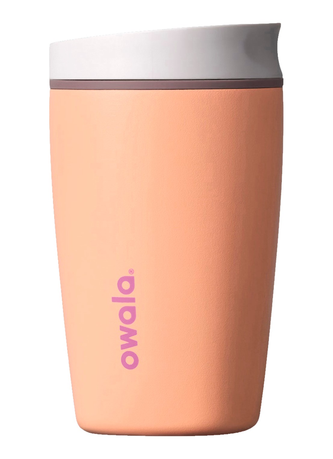 Owala SmoothSip Slider thermosbeker 35,5 cl - voorkant perzikroze