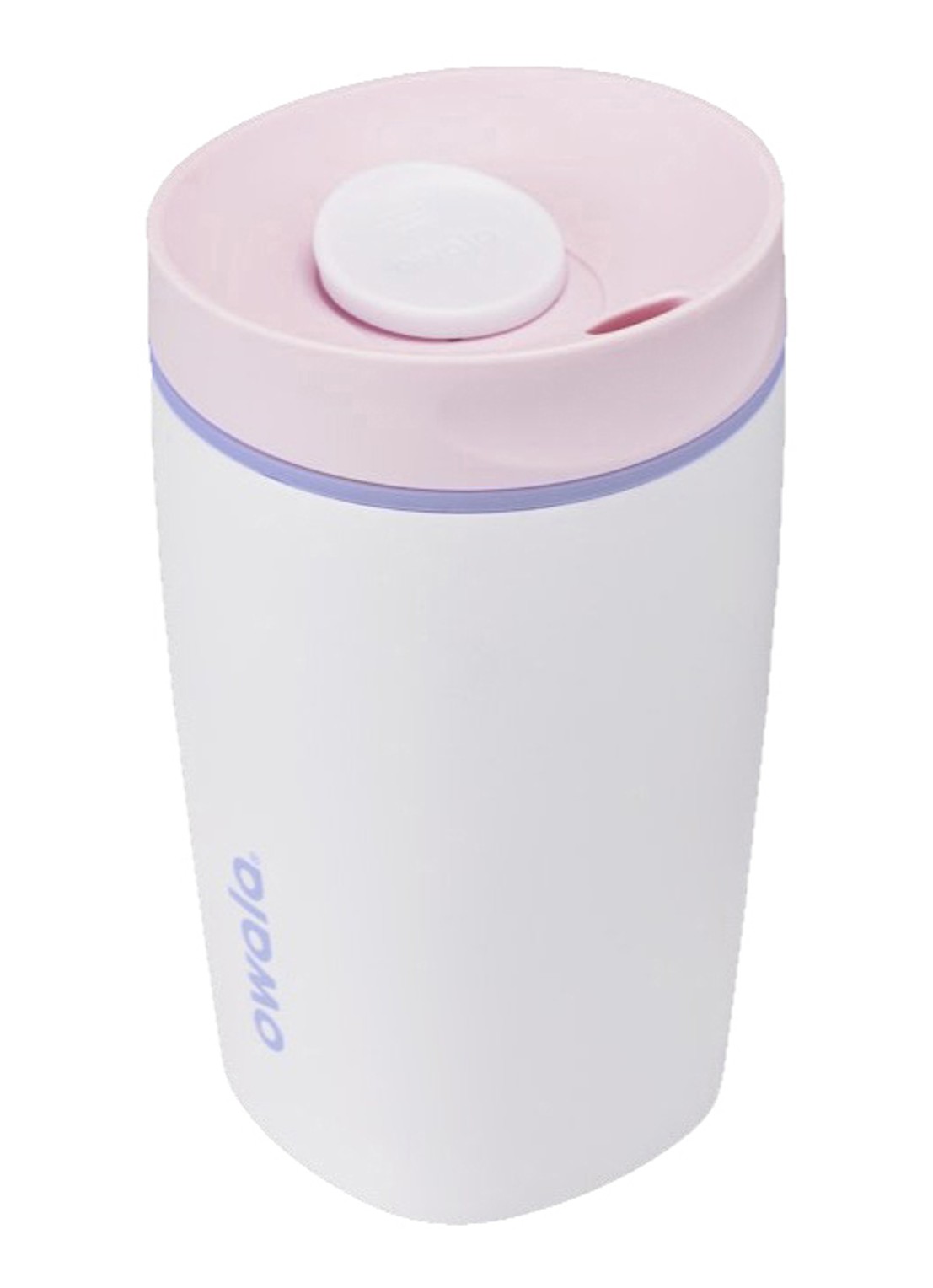 Owala SmoothSip Slider thermosbeker 35,5 cl - voorkant 2 lichtroze