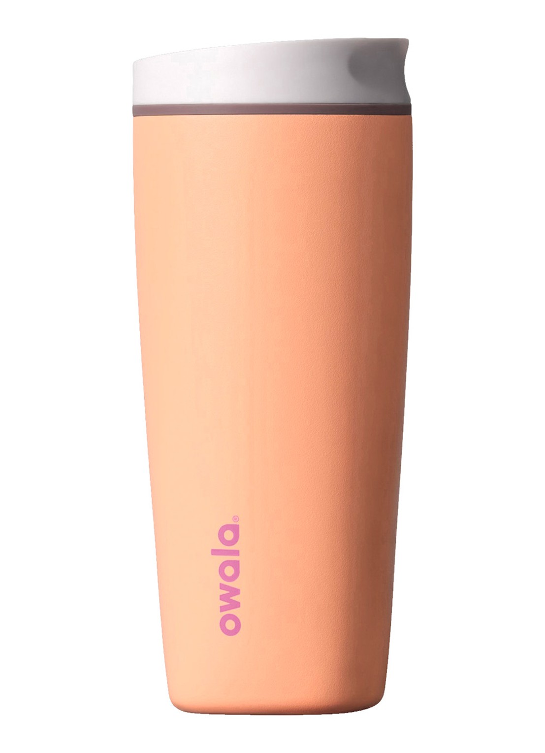 Owala SmoothSip Slider thermosbeker 59 cl - voorkant perzikroze