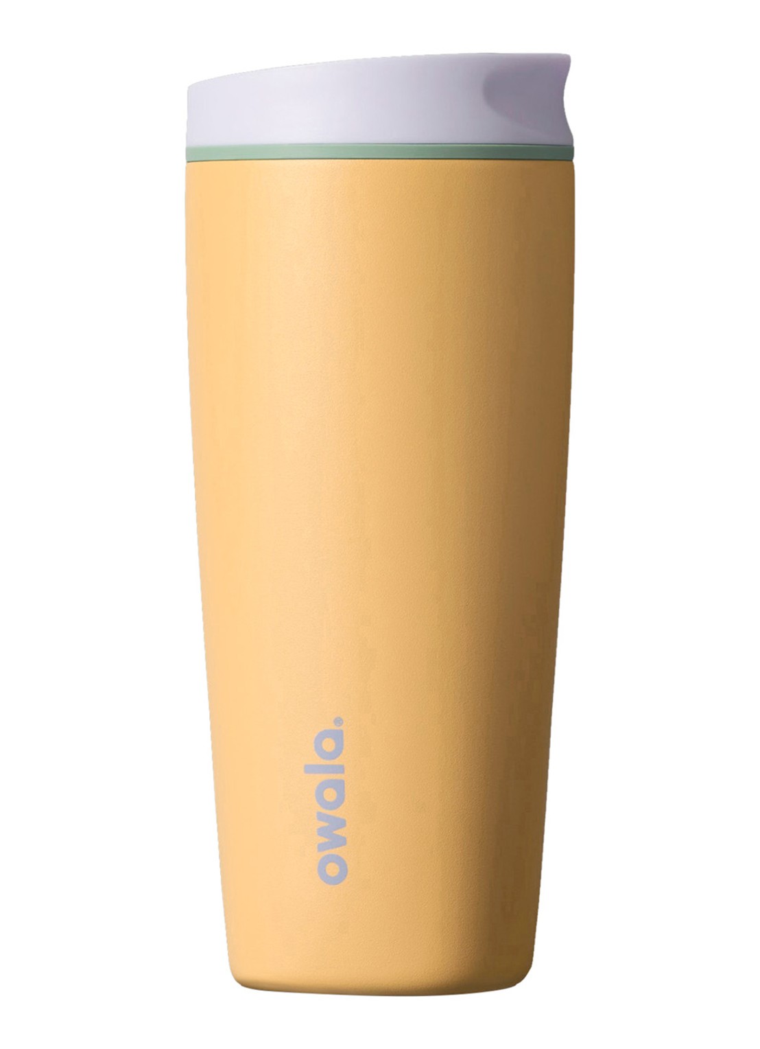 Owala SmoothSip Slider thermosbeker 59 cl - voorkant geel