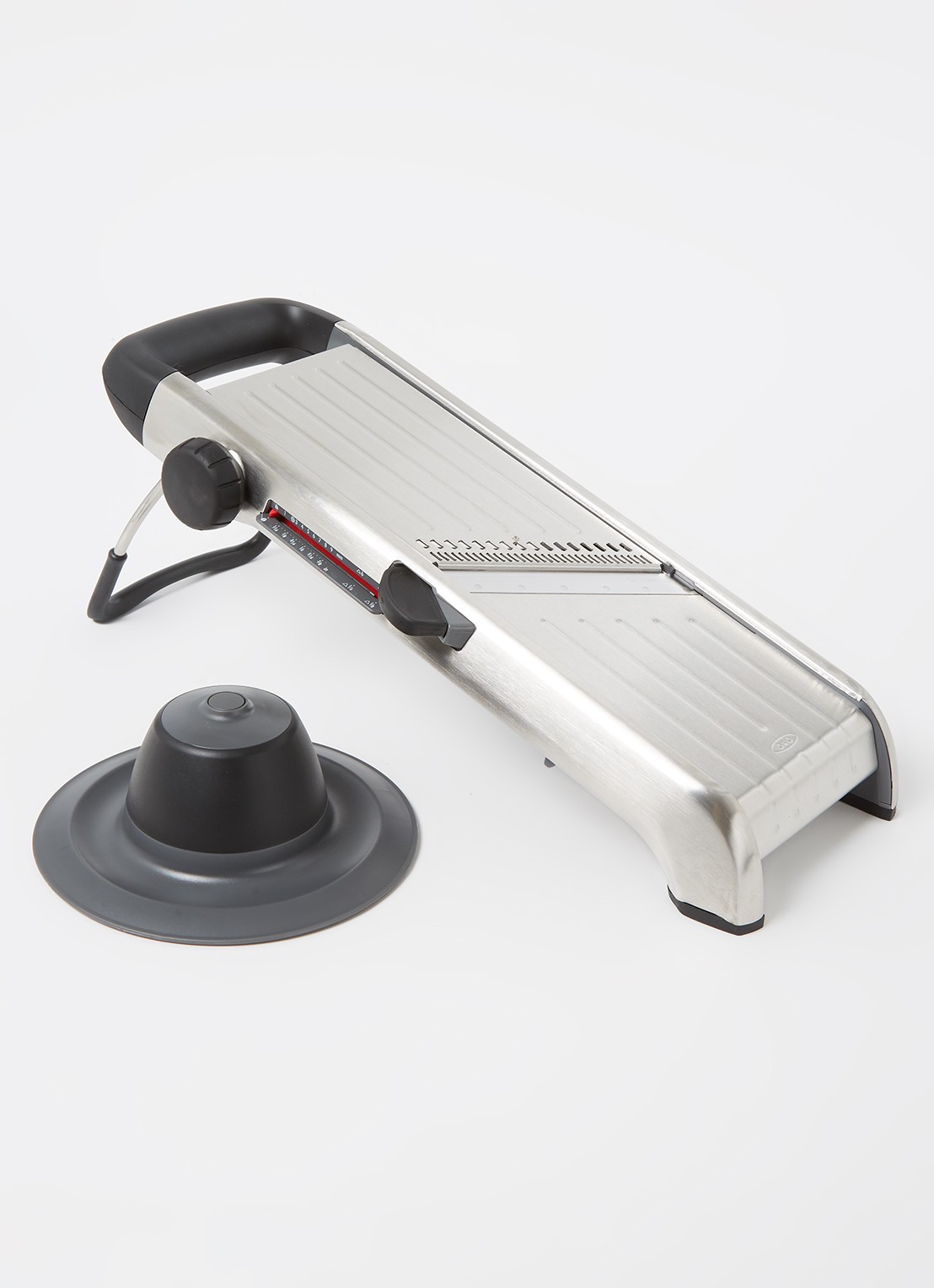 Oxo Chef's Steel 2.0 mandoline  - voorkant 3 grijs