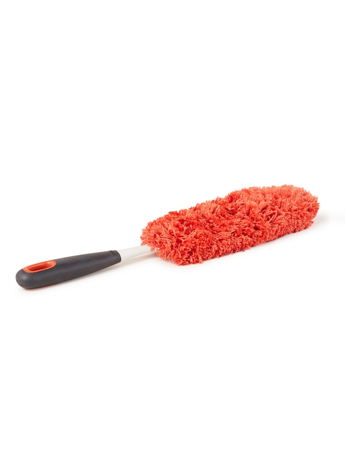 Oxo Good Grips microvezel plumeau 45 cm - voorkant oranjerood