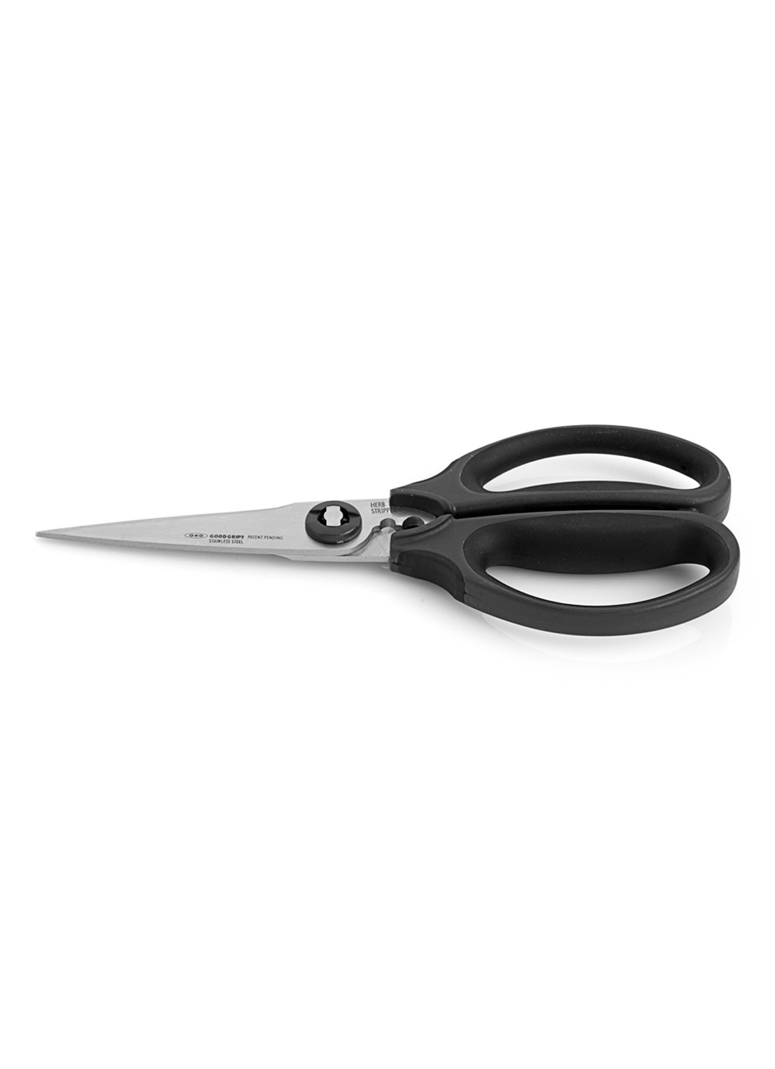 Oxo Keukenschaar met kruidenritser - voorkant zwart