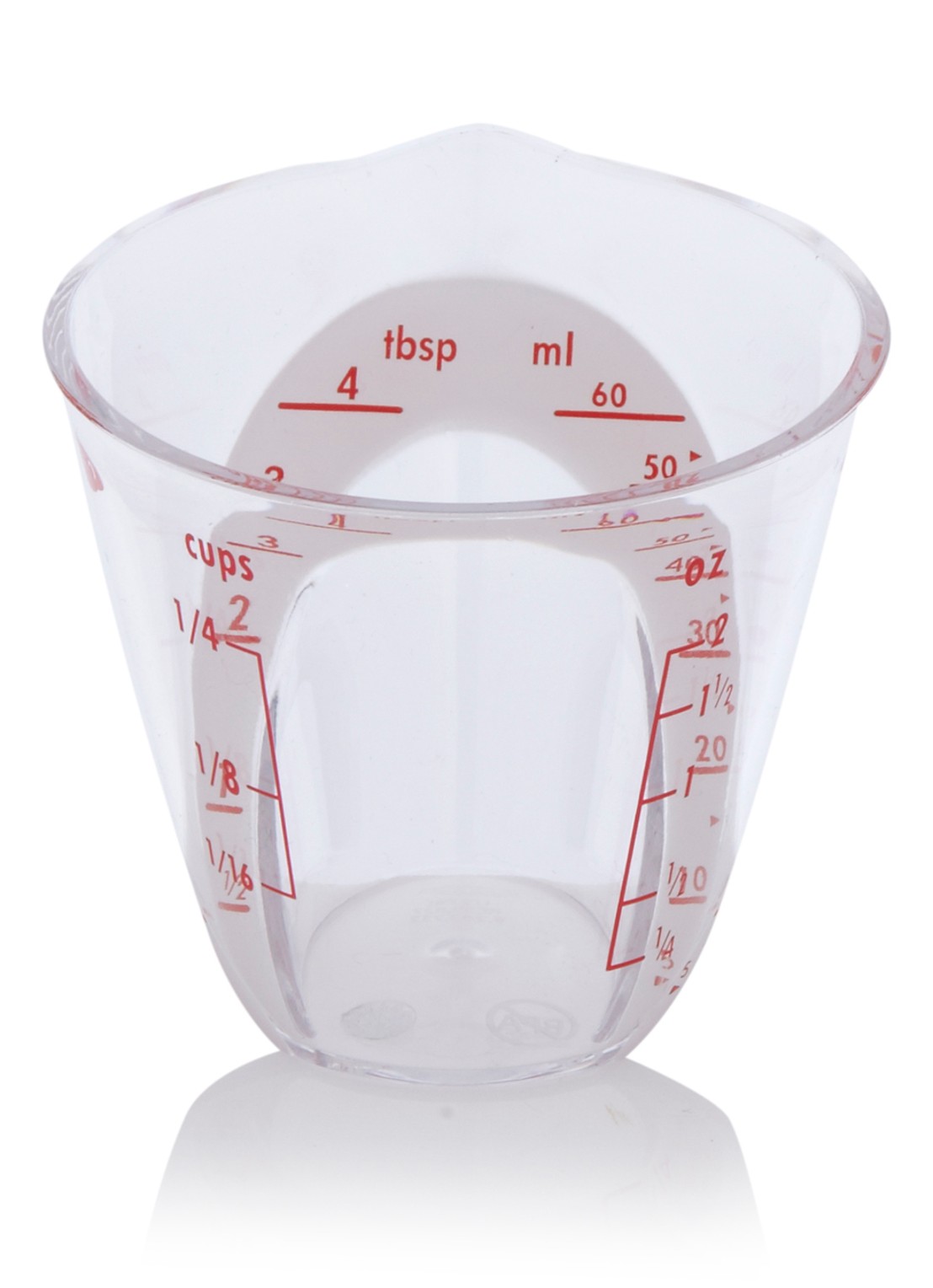 Oxo Maatbekertje 60 ml - voorkant wit