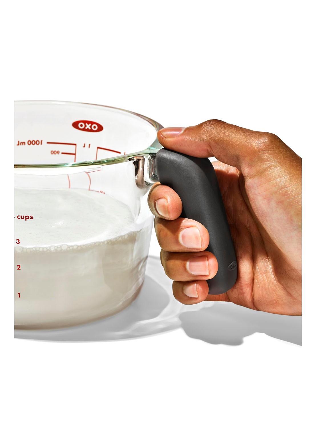 Oxo Maatkan 1 liter - detail 3 transparant