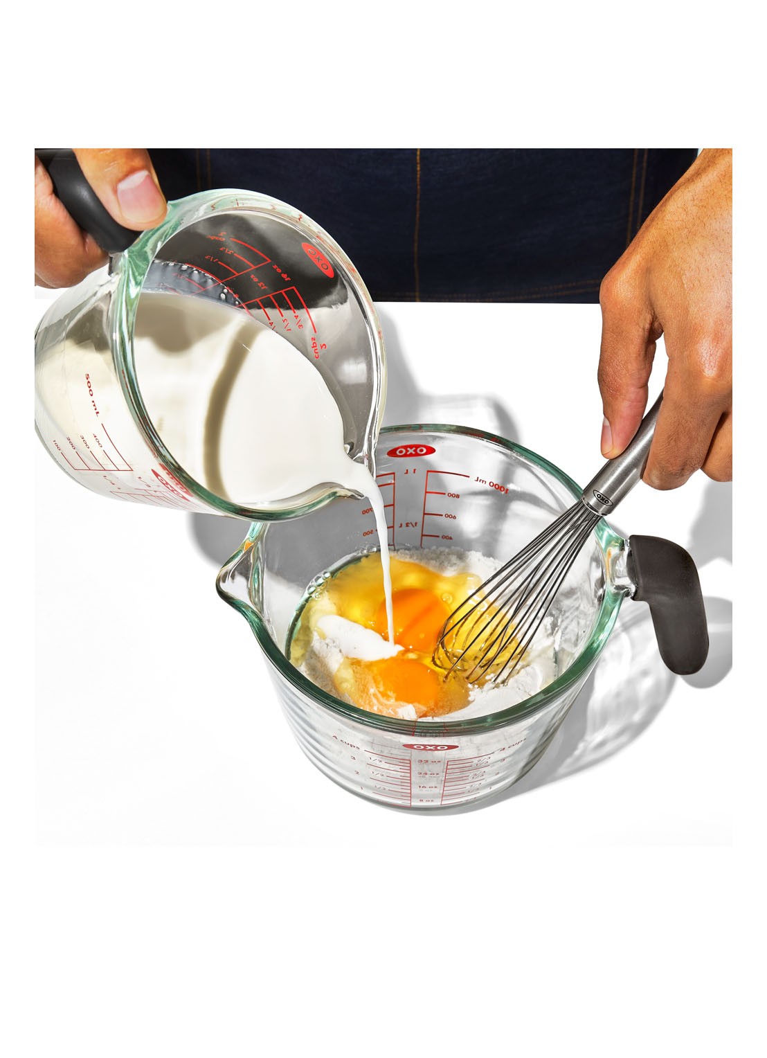 Oxo Maatkan 1 liter - detail 4 transparant