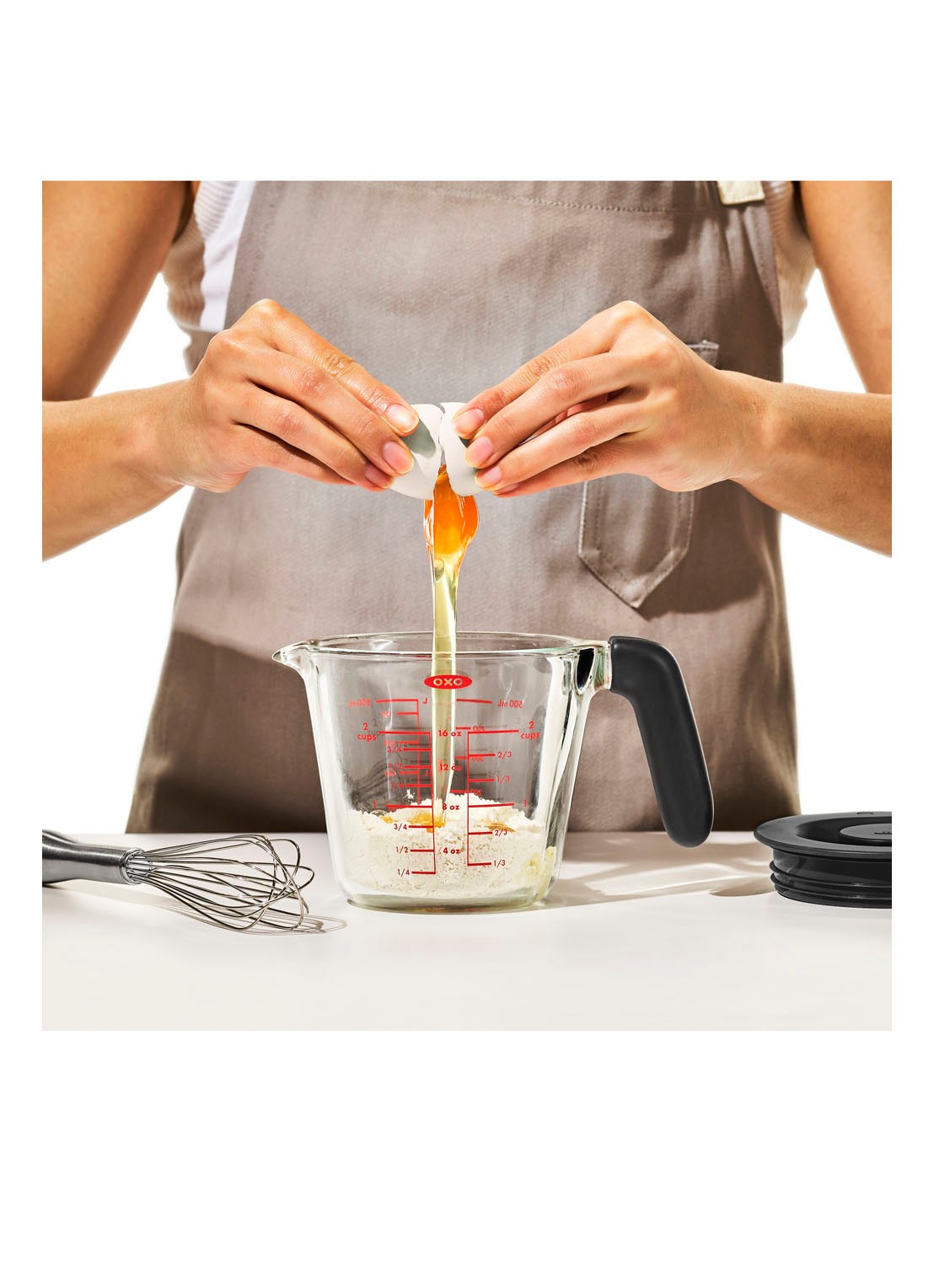 Oxo Maatkan met deksel 50 cl - detail 5 transparant