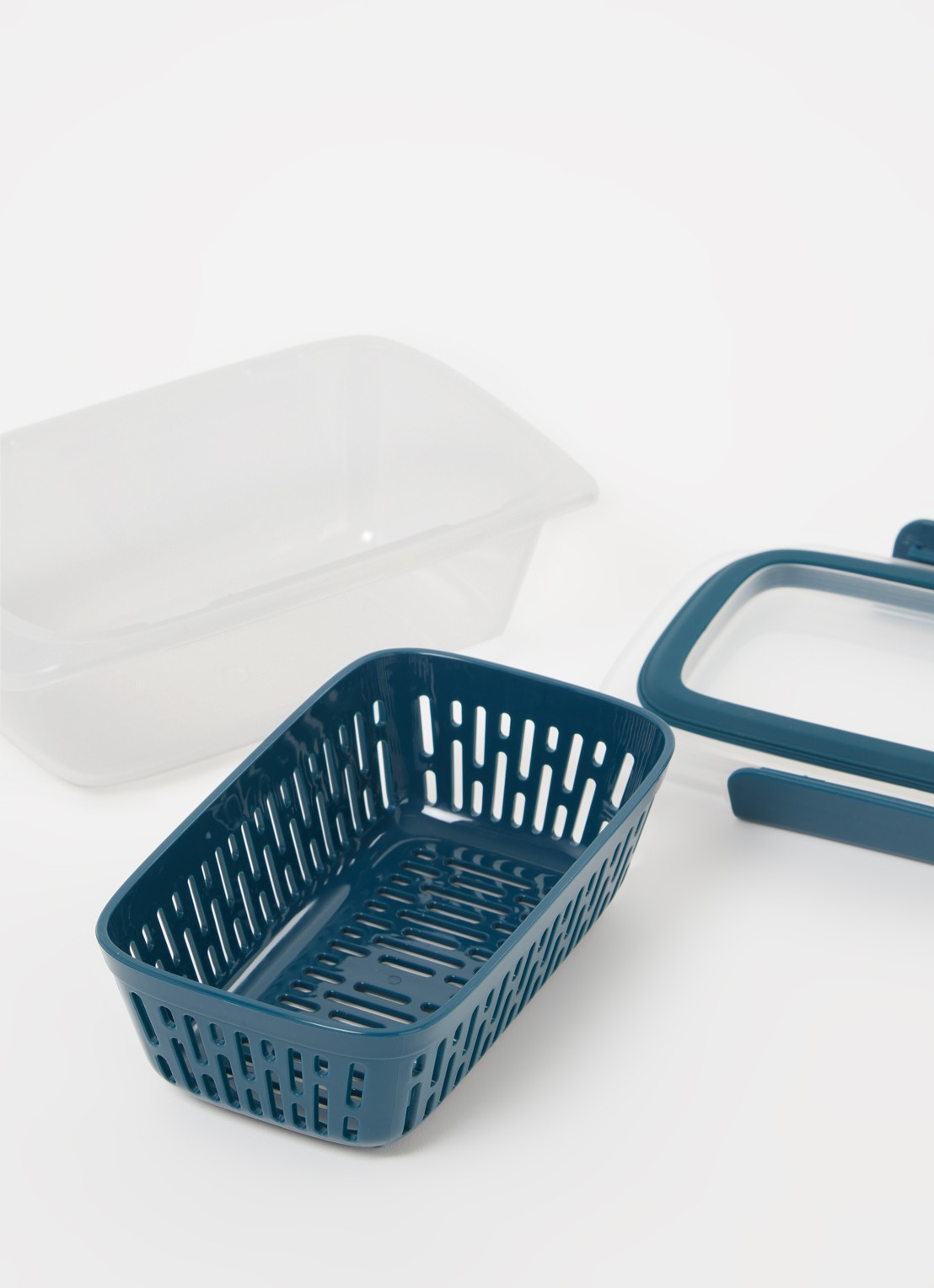 Oxo Prep & Go fruitbakje met vergiet 450 ml - detail 3 wit