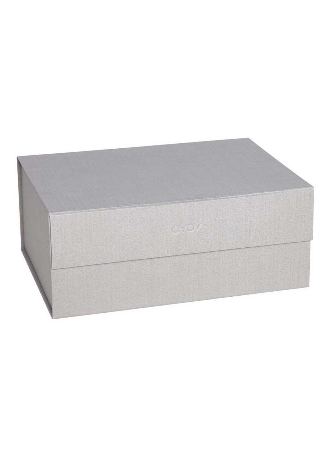 OYOY Hako opbergdoos A4 33 x 25 cm - voorkant grijs