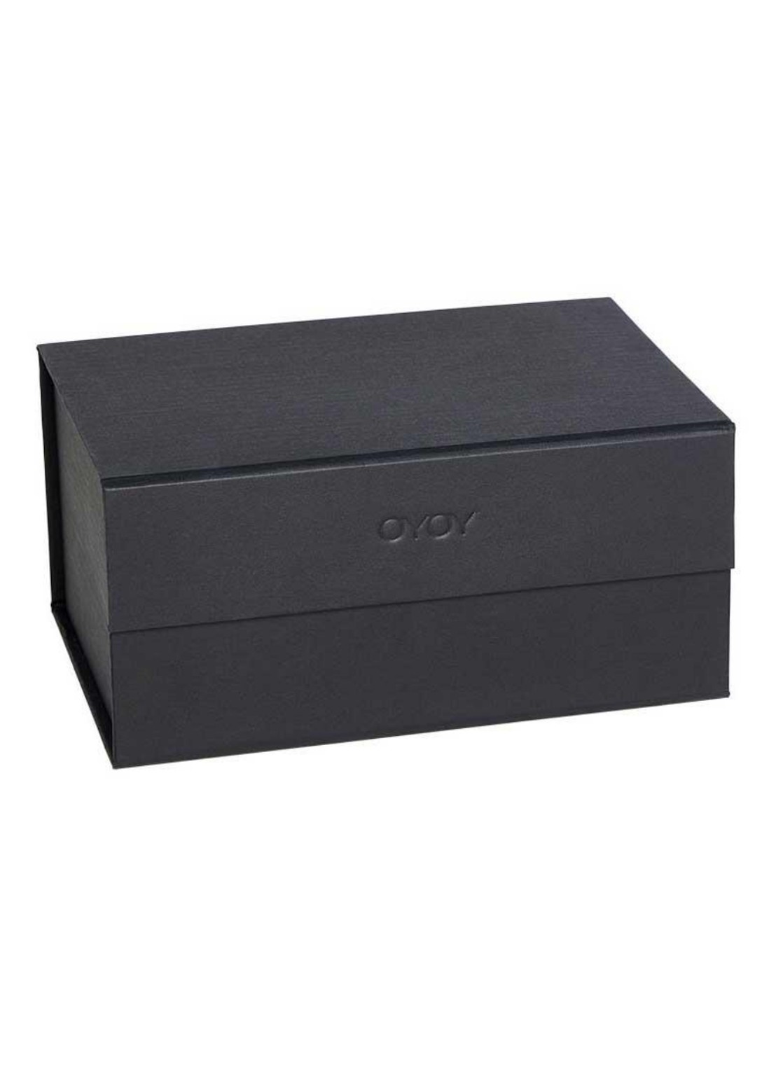 OYOY Hako opbergdoos A5 24 x 17 cm - voorkant zwart