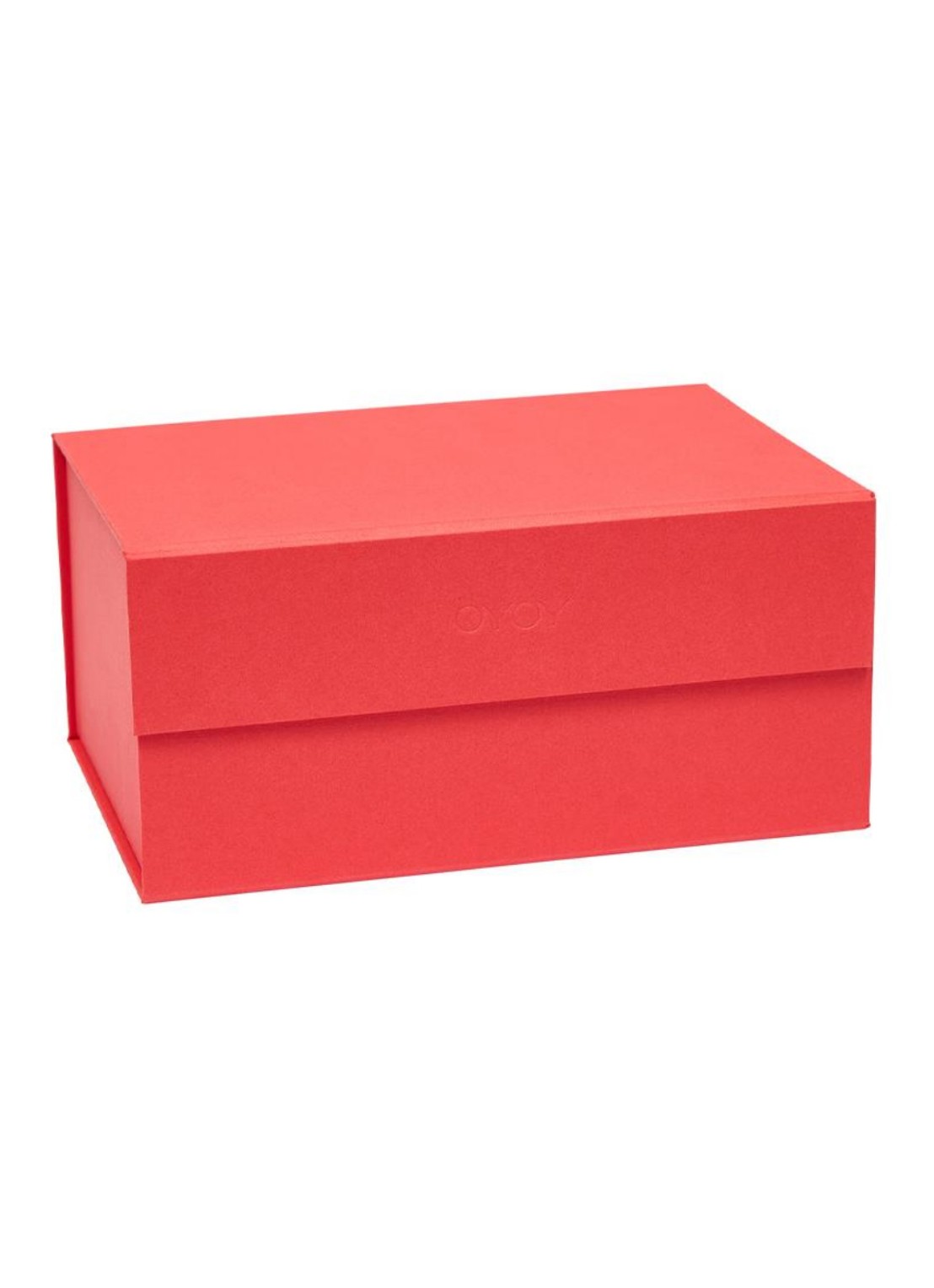 OYOY Hako opbergdoos A5 24 x 17 cm - voorkant rood