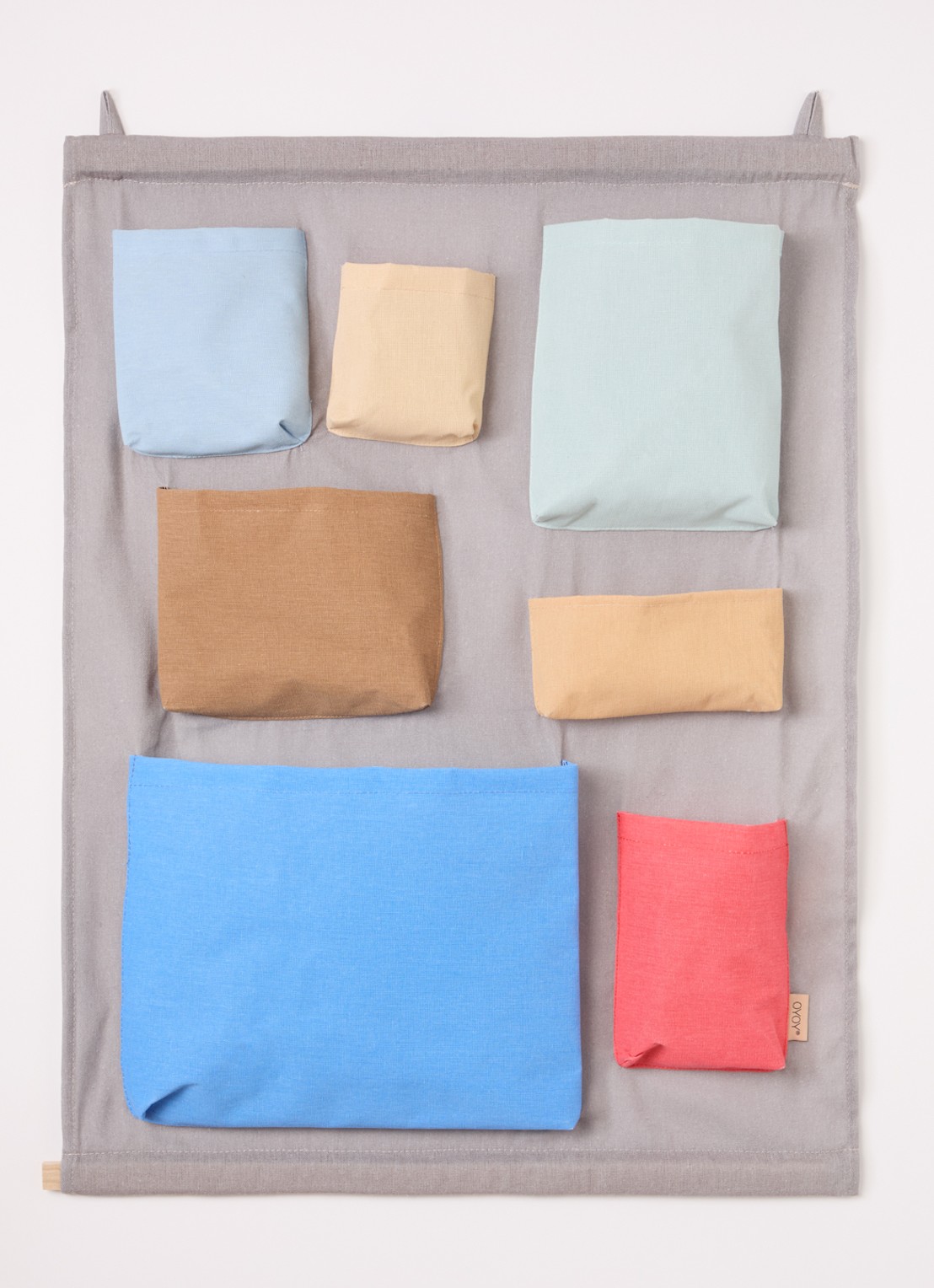 OYOY Living Design Saga wandopberger 80 cm - voorkant grijs
