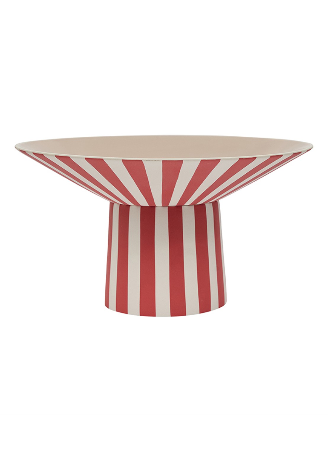 OYOY Living Design Toppu fruitschaal 30 cm - voorkant rood