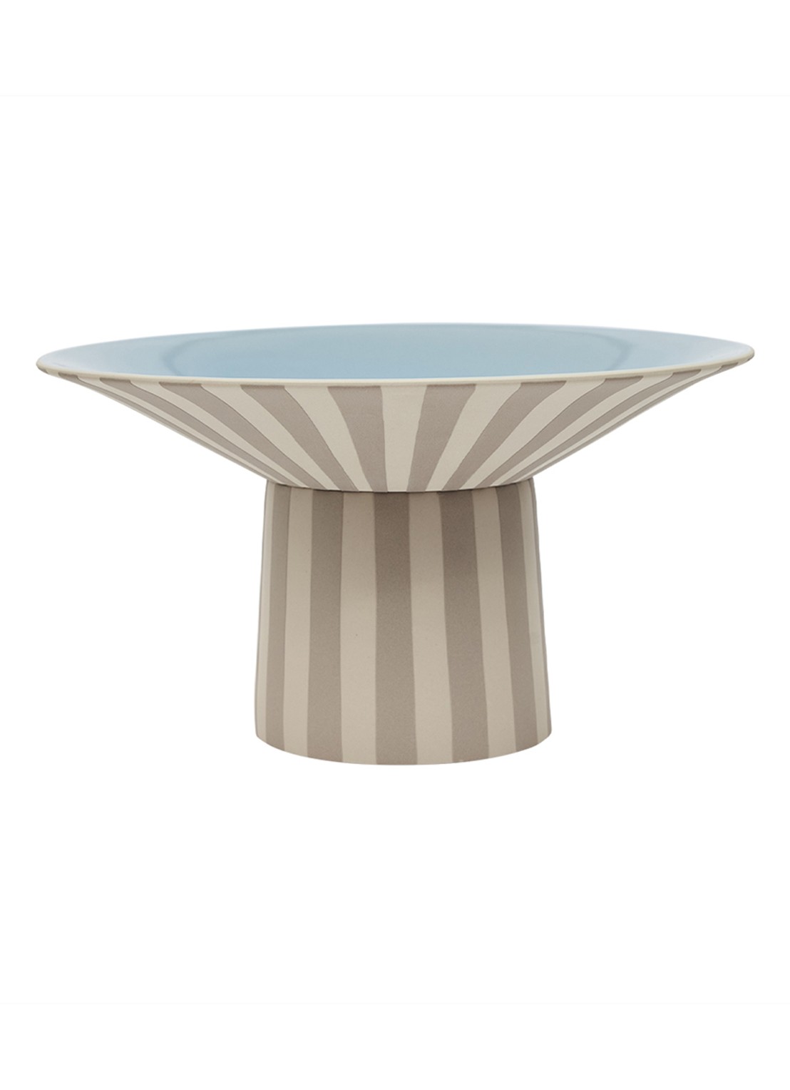 OYOY Living Design Toppu fruitschaal 30 cm - voorkant beige