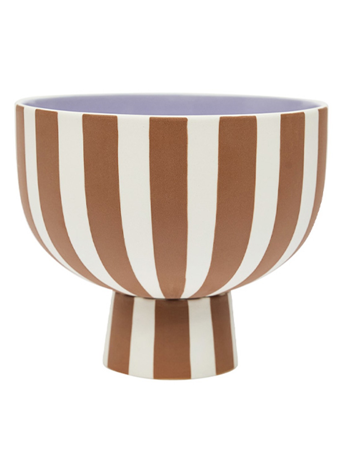 OYOY Living Design Toppu kom 15 cm - voorkant bruin