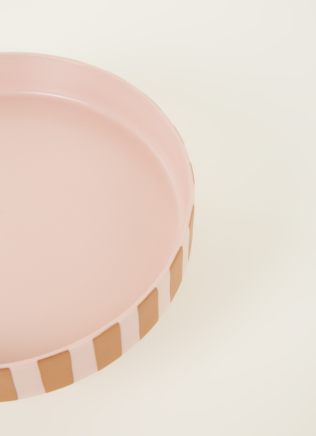 OYOY Living Design Toppu plateau 20 cm - detail lichtroze