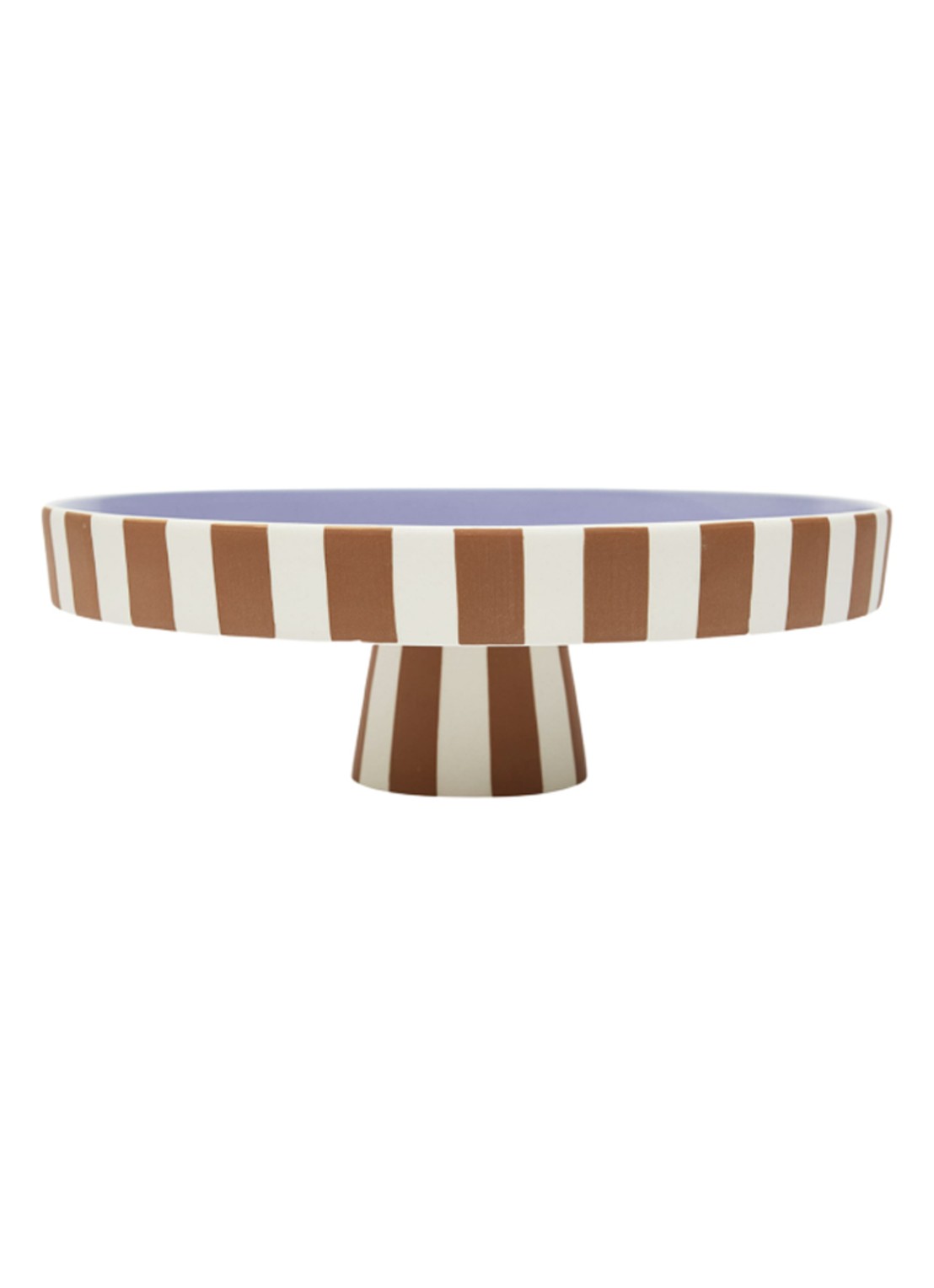 OYOY Living Design Toppu plateau 27 cm - voorkant bruin