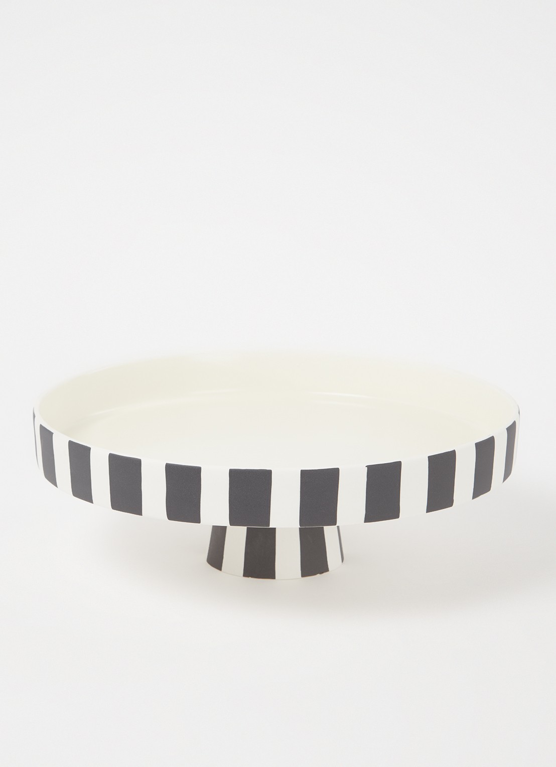 OYOY Living Design Toppu taartplateau 20 cm - voorkant 2 zwart