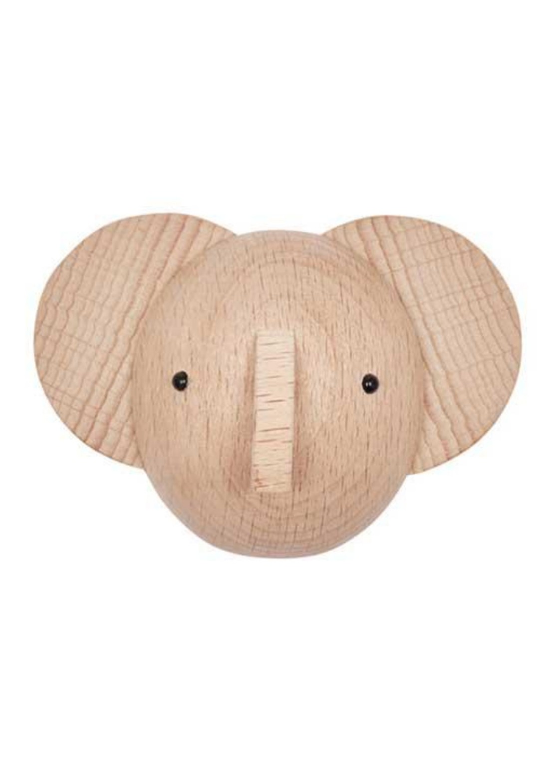 OYOY Mini Hook haak  olifant - voorkant beige