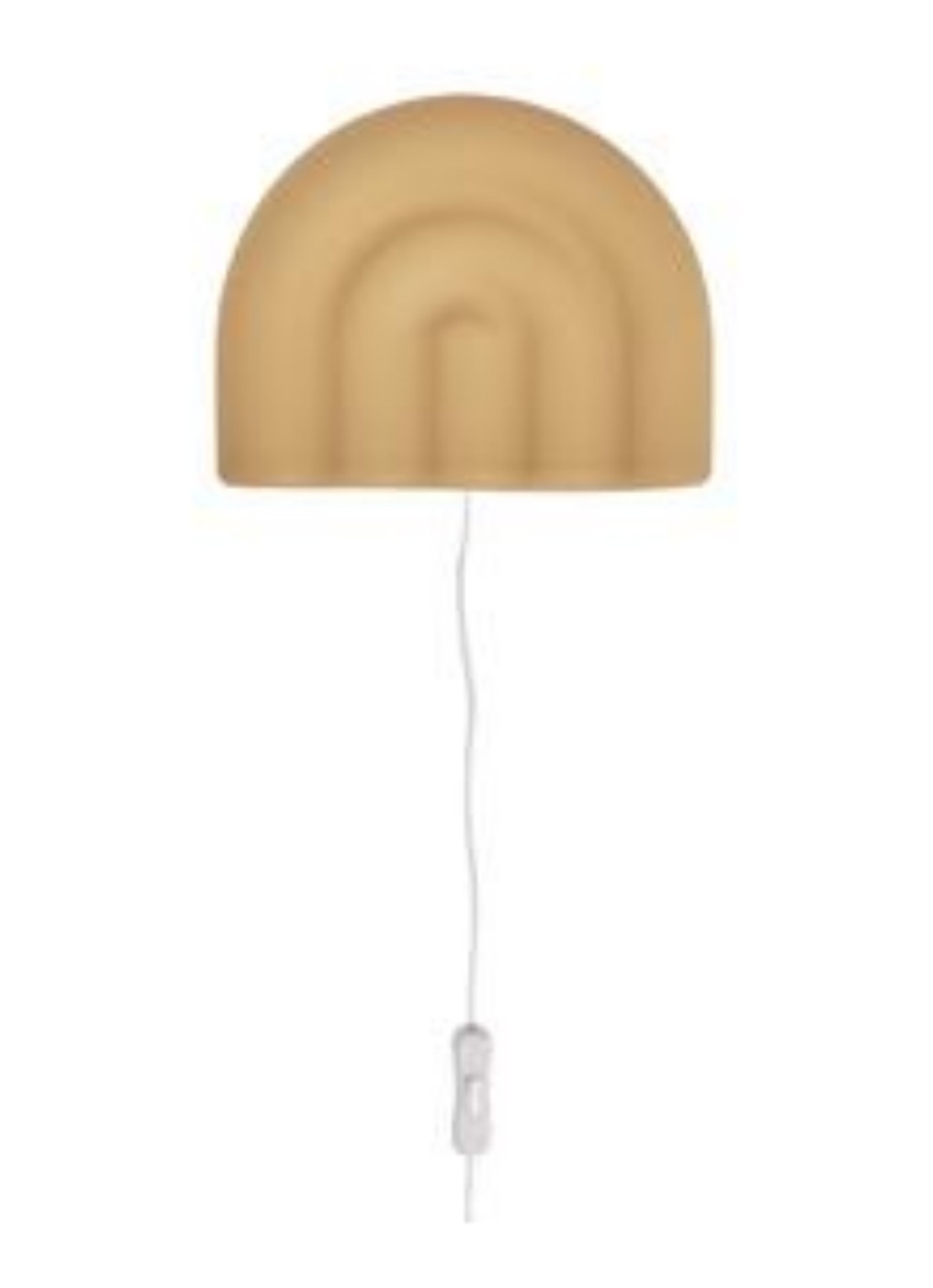 OYOY Rainbow Regenboog wandlamp 24 x 19 cm - voorkant donkerbeige