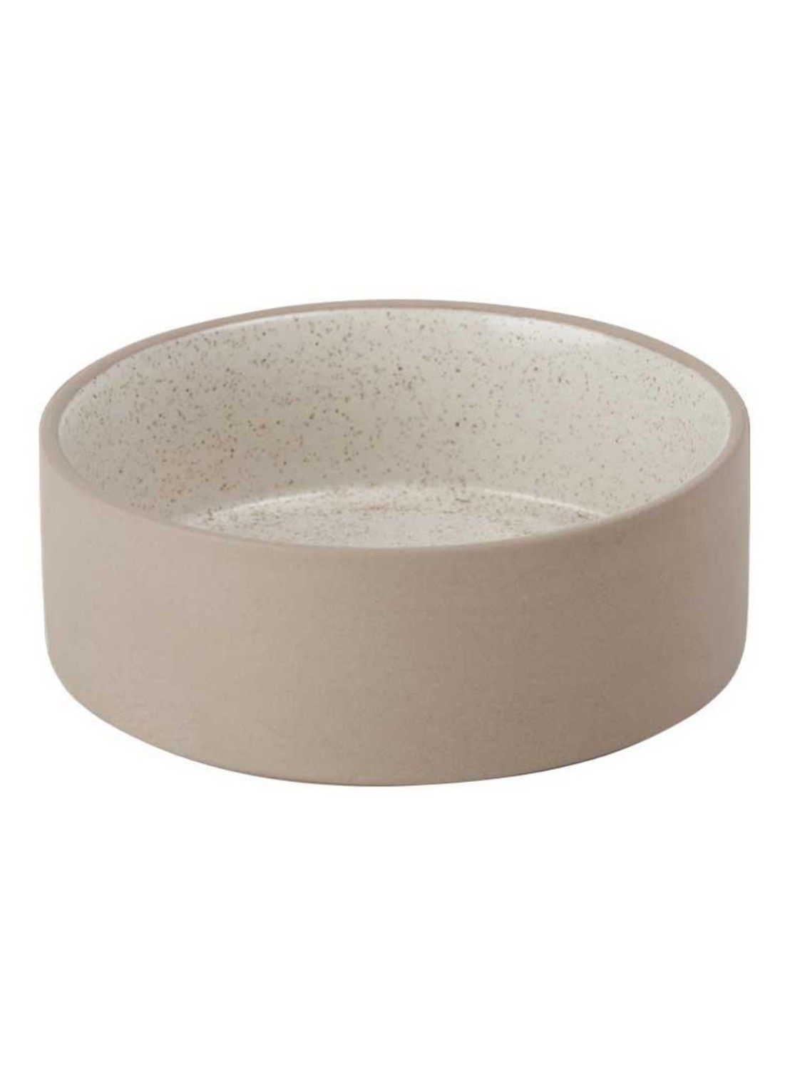 OYOY Sia hondenvoerbak Ø13 cm - voorkant beige