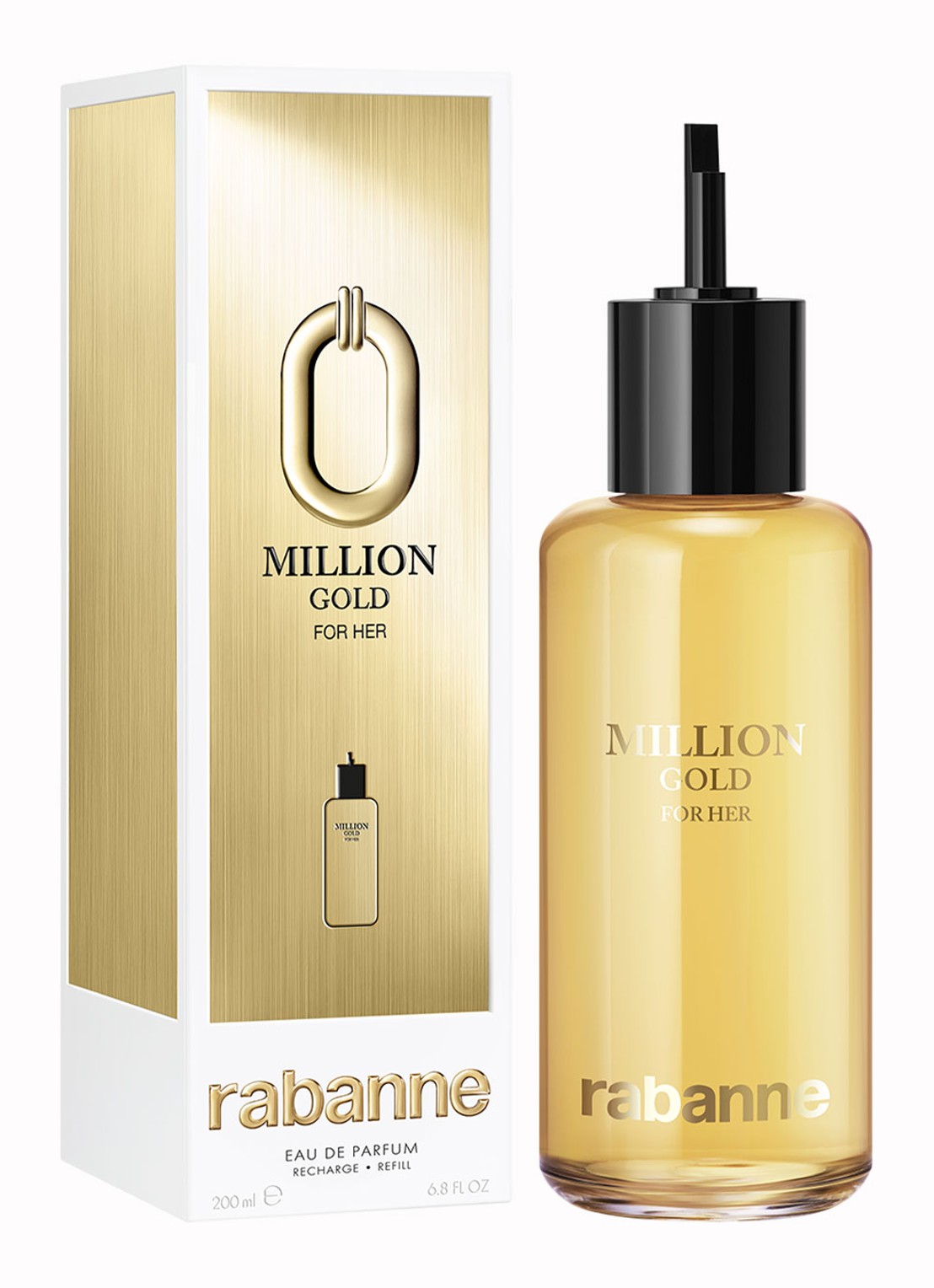 Paco Rabanne Million Gold For Her Refill - Eau de Parfum - voorkant 8 undefined