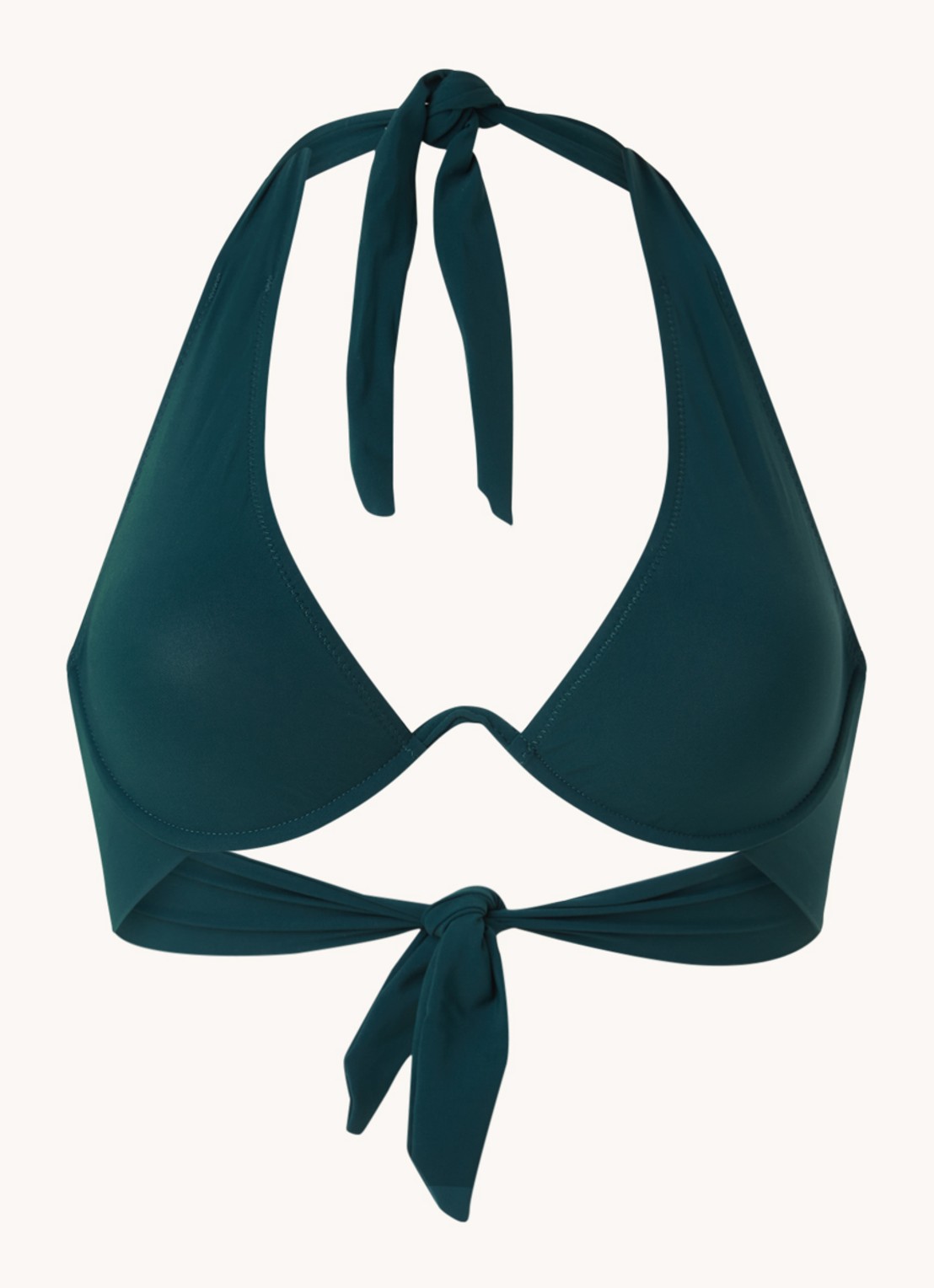 Pain de Sucre Camelia beugel bikinitop - voorkant 2 flessengroen