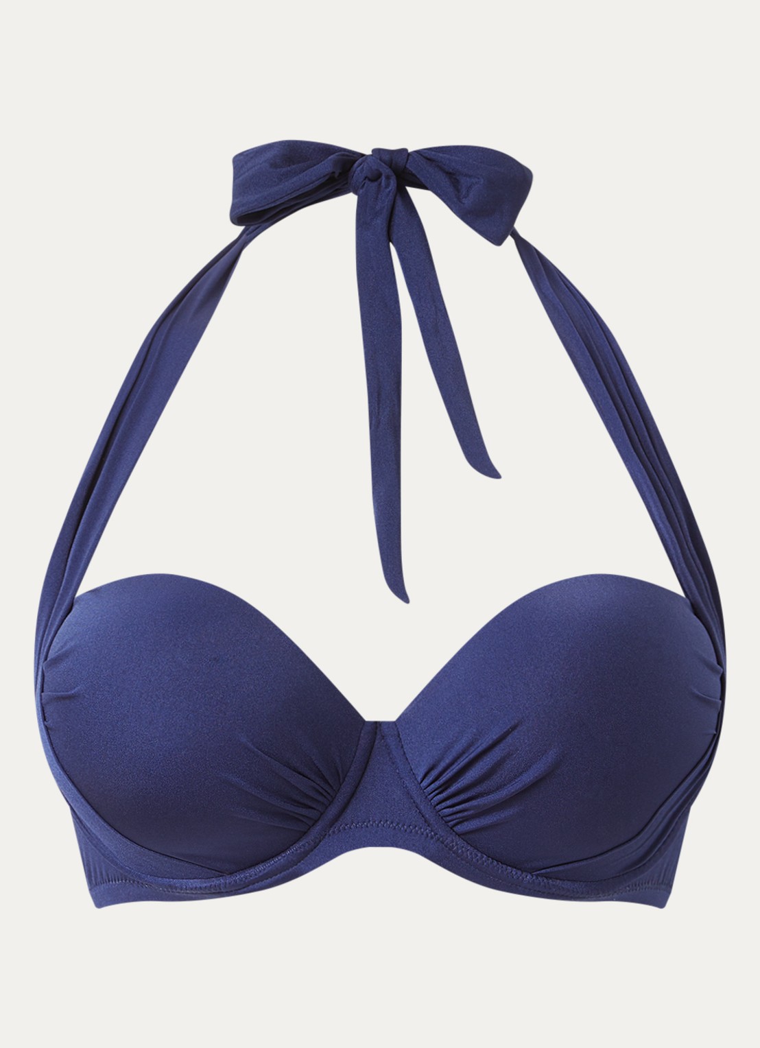 Pain de Sucre Django halter bikinitop - voorkant donkerblauw