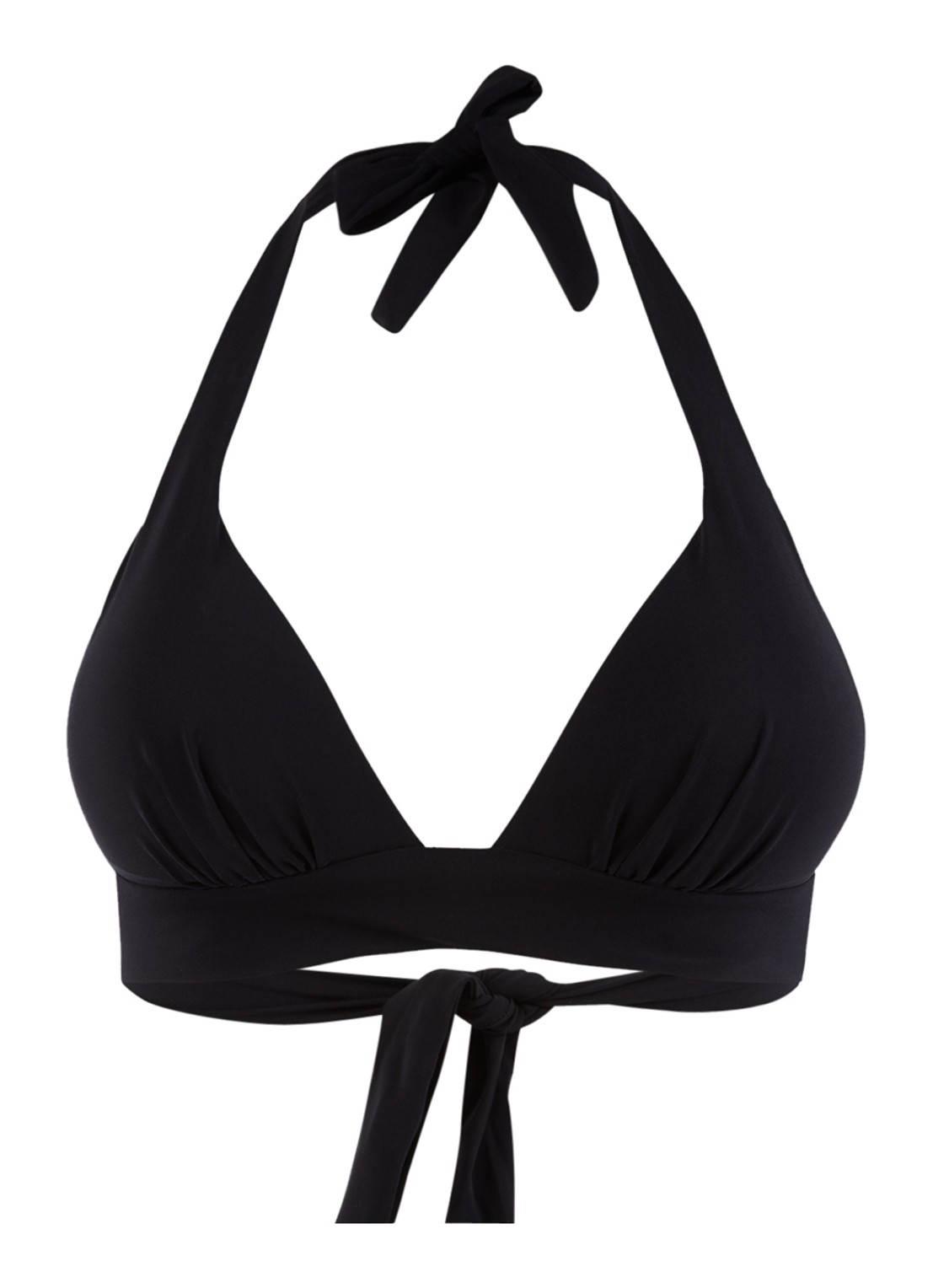 Pain de Sucre Donia halter bikinitop - voorkant 2 zwart