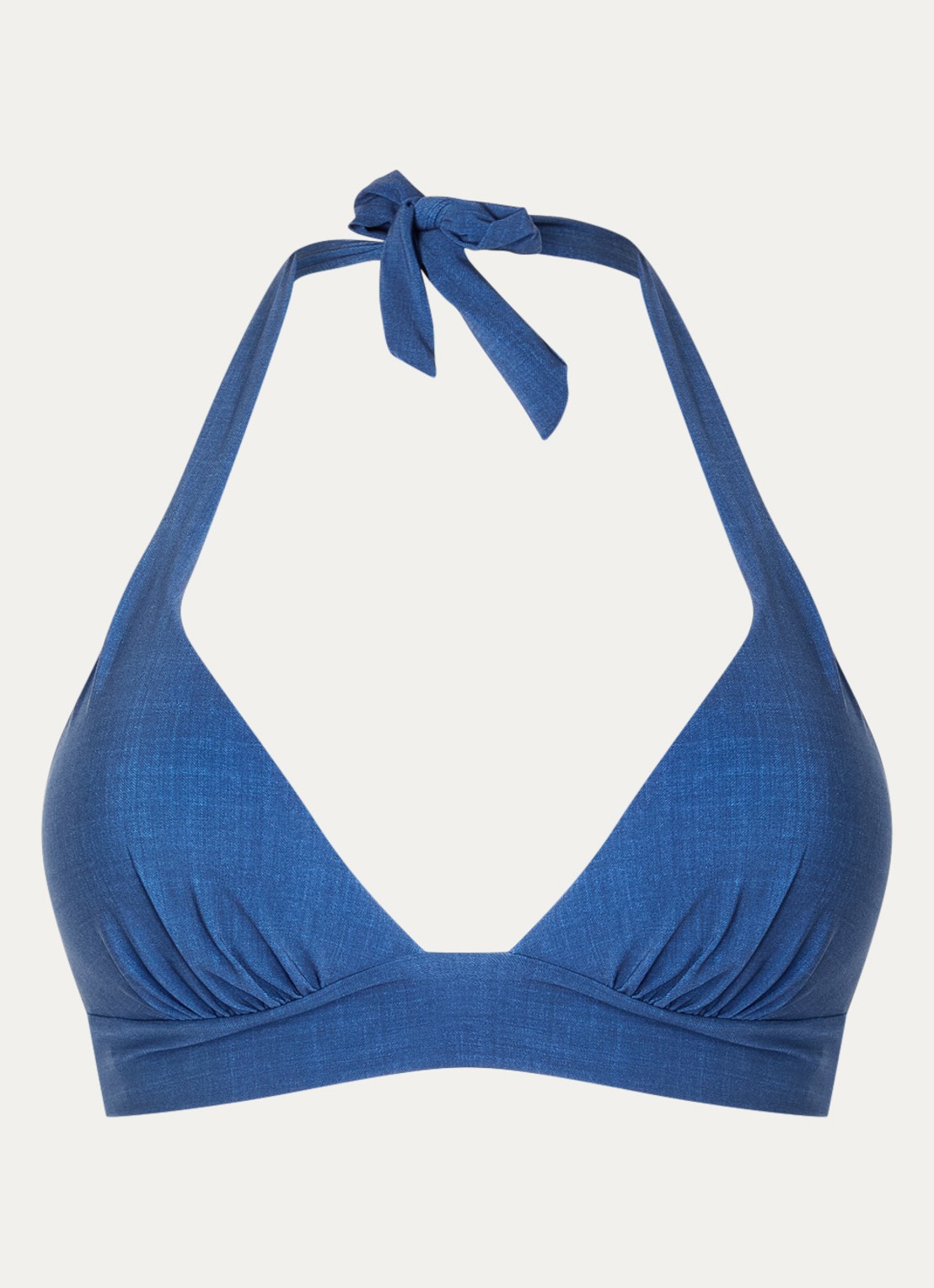 Pain de Sucre Donia halter bikinitop - voorkant kobaltblauw